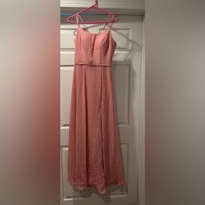 JJs House Blush Pink Bridesmaid Dress
